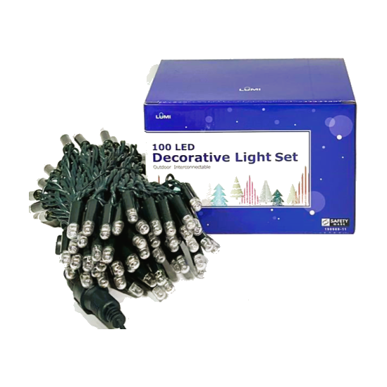 100 LED Outdoor Connectable Fairy Light – Static — packaging view.
