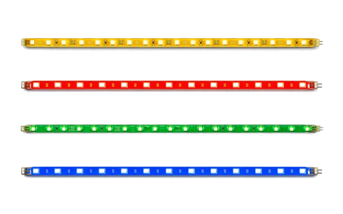 LED Rigid Light Strip — Yellow, Red, Green and Blue colour options