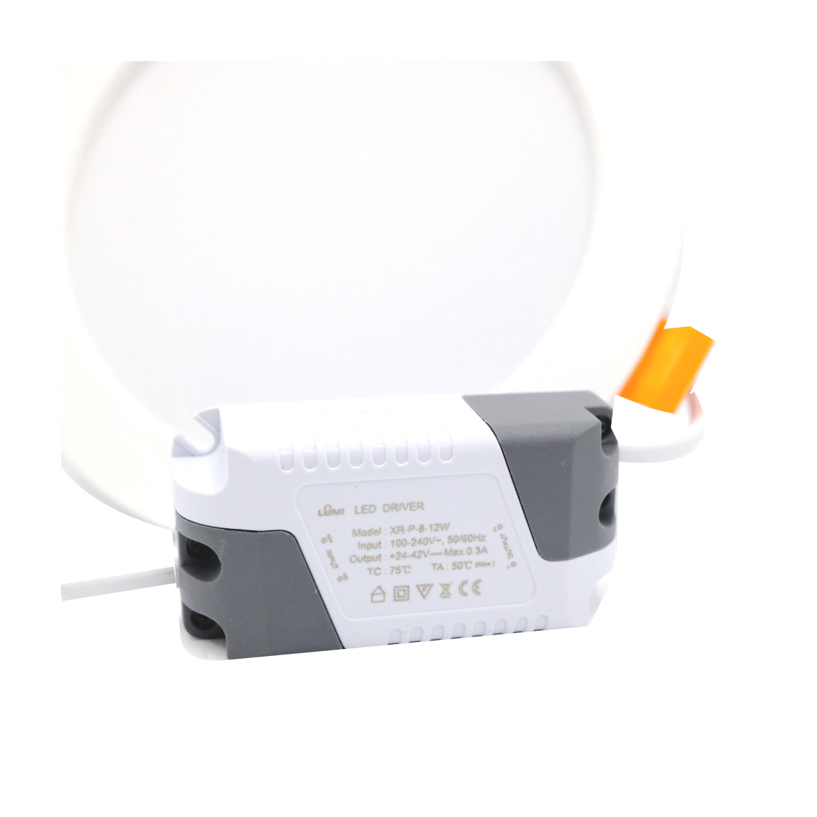 Round LED Downlight – 4 Inch, 12W — driver detail view.