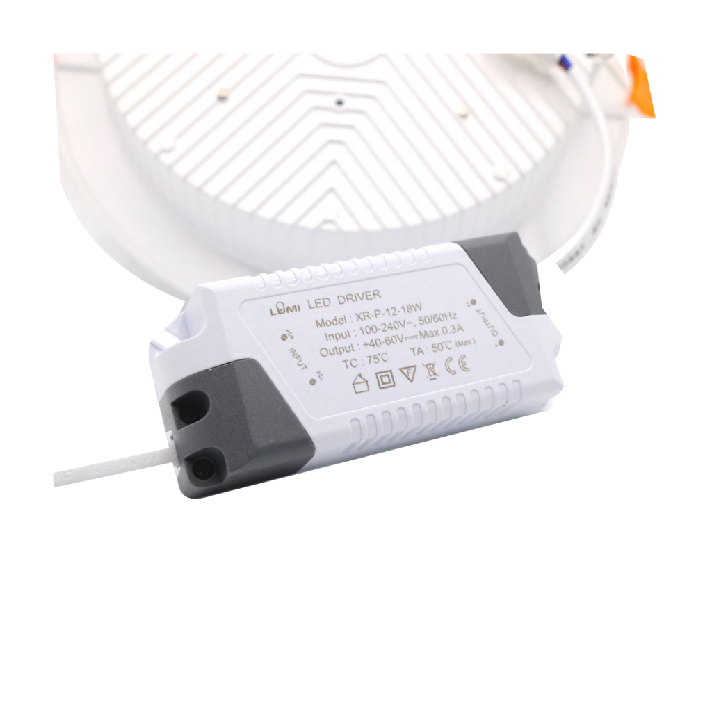 Round LED Downlight – 6 Inch, 16W — driver detail view.